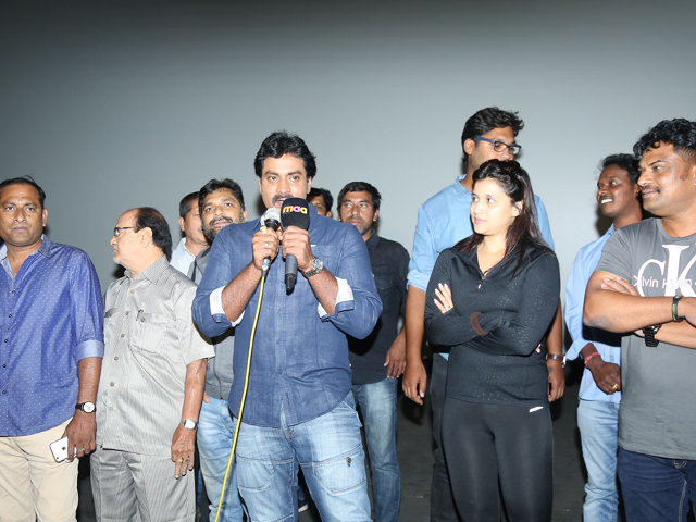 Jakkanna Movie Team Visits Hyderabad Theaters